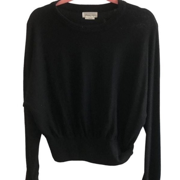 Lovers + Friends Black Wool Blend Knit Dolman Sleeve Sweater‎ Size Large - Picture 4 of 7